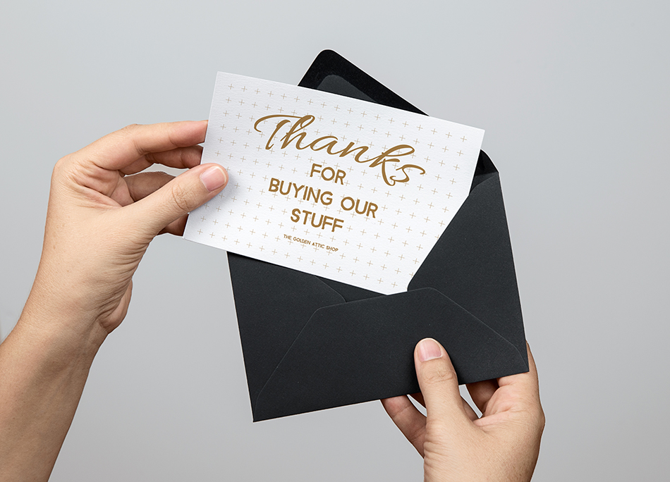 Thank-you card